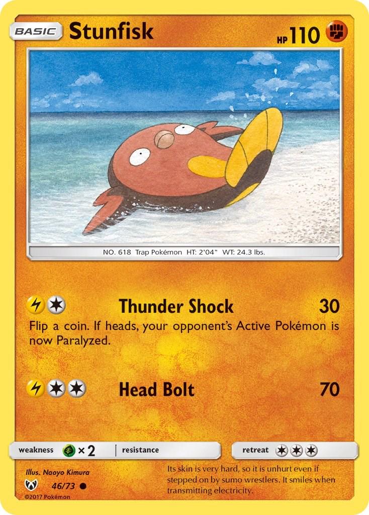 Stunfisk #46 Pokemon Shining Legends
