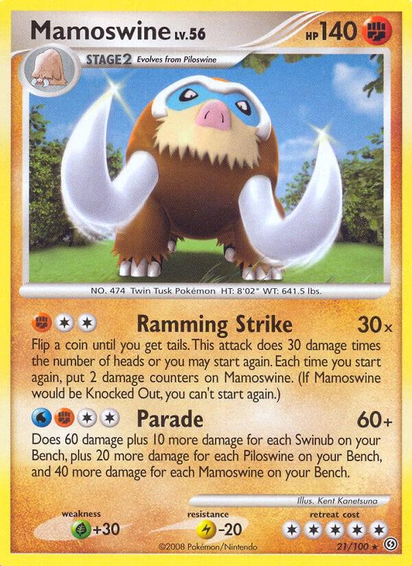 Mamoswine #21 Pokemon Stormfront