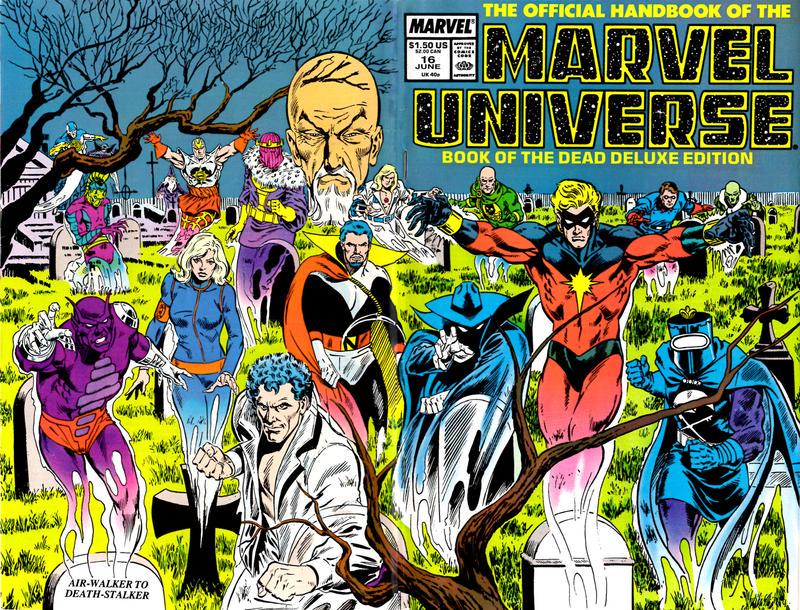 Official Handbook of the Marvel Universe #16 (1987) Comic Books Official Handbook of the Marvel Universe
