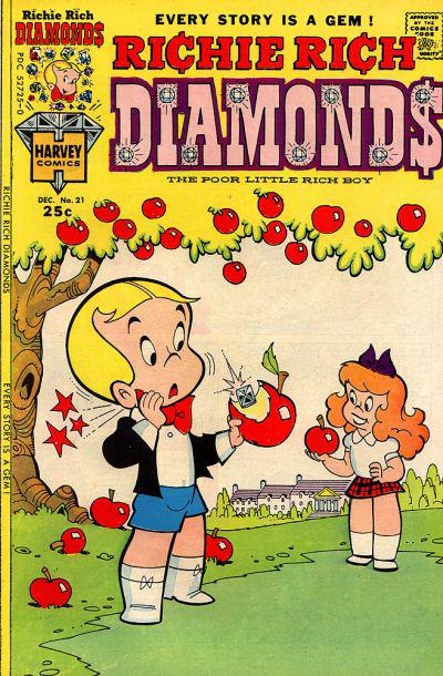 Richie Rich Diamonds #21 (1975) Comic Books Richie Rich Diamonds