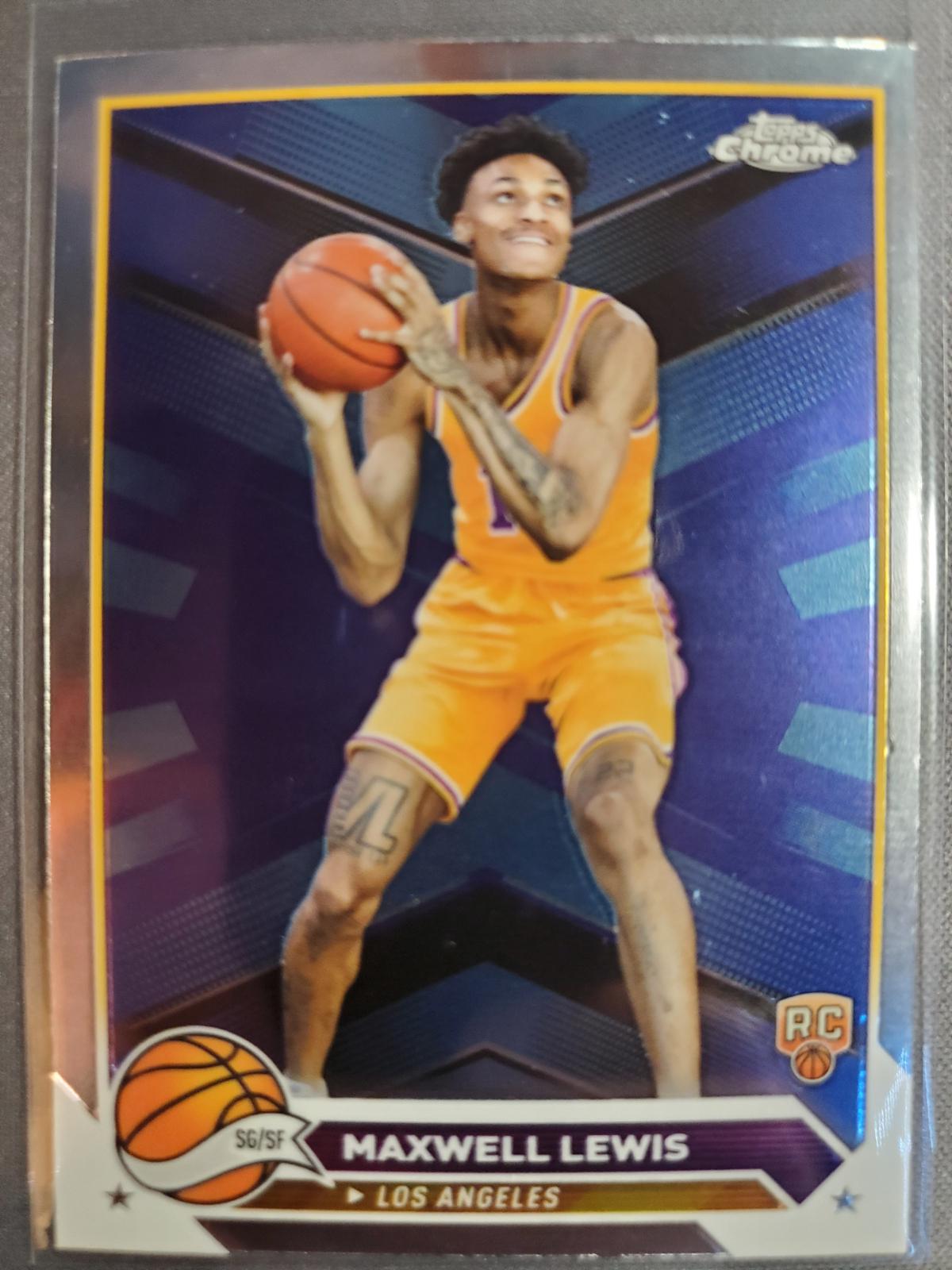 Maxwell Lewis #16 Basketball Cards 2023 Topps Chrome