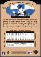 Back Of Card | Alex Ochoa [Prospects] Baseball Cards 1996 Upper Deck Future Stock