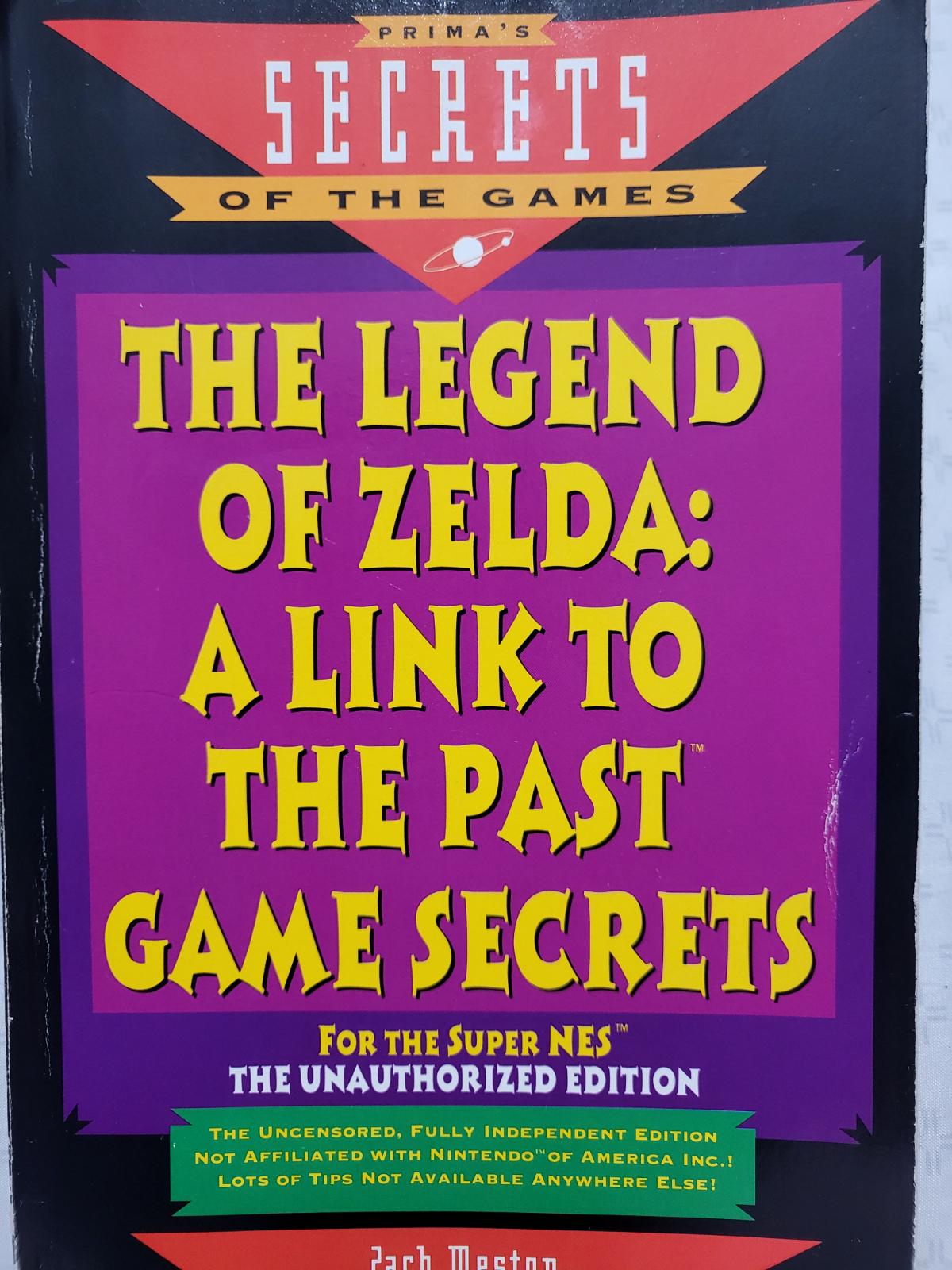Zelda: A Link to the Past Game Secrets Strategy Guide