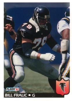 Bill Fralic #5 Football Cards 1992 Fleer