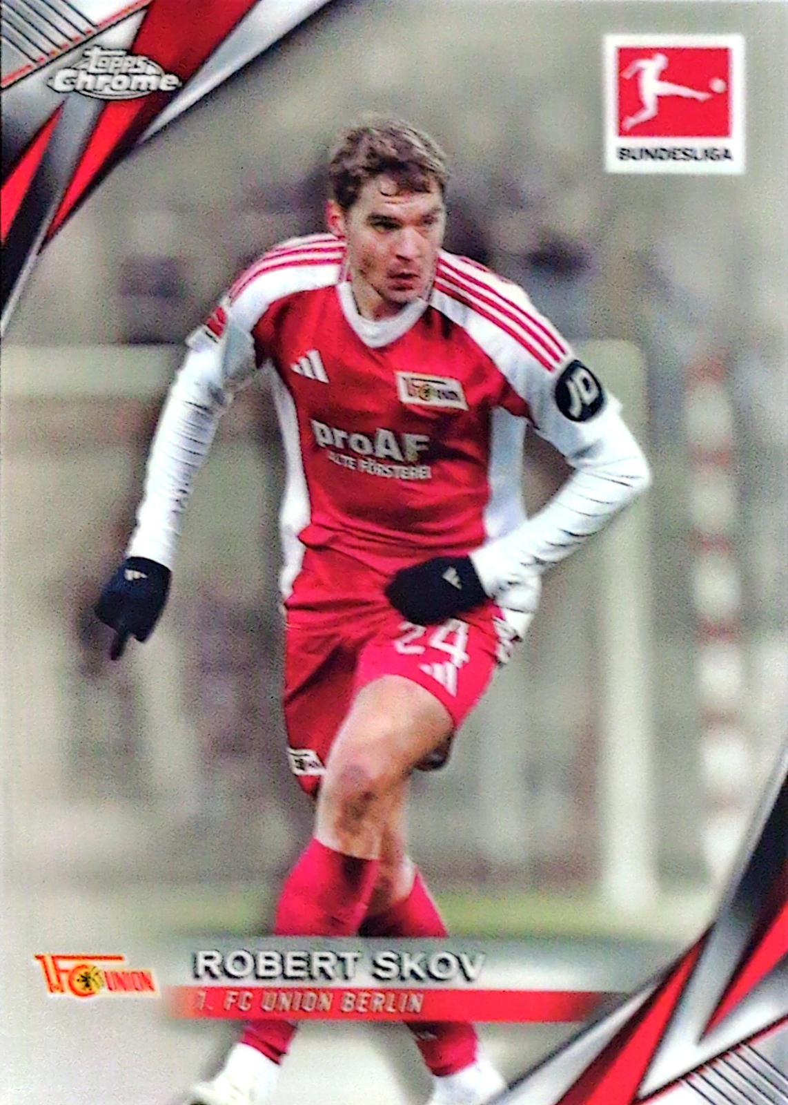 Robert Skov #9 2024 Topps Chrome Bundesliga Soccer