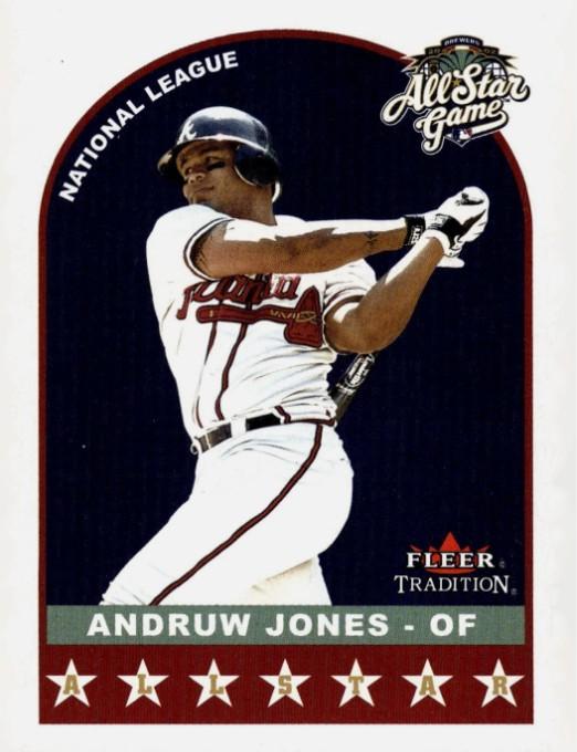 Andruw Jones #U357 2002 Fleer Tradition Update Baseball