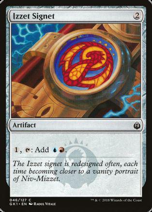 Izzet Signet Magic Guilds of Ravnica Guild Kits