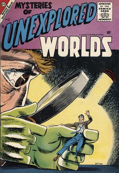 Mysteries of Unexplored Worlds #3 (1957) Comic Books Mysteries of Unexplored Worlds
