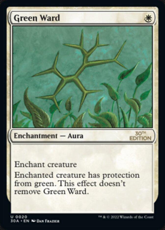 Green Ward #20 Magic 30th Anniversary