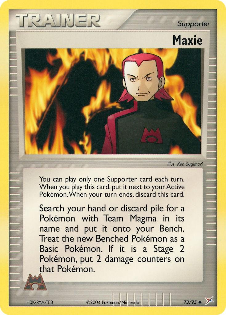 Maxie #73 Pokemon Team Magma & Team Aqua