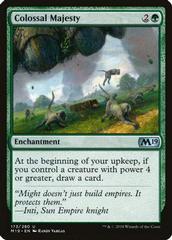 Colossal Majesty [Foil] Magic Core Set 2019 Prices