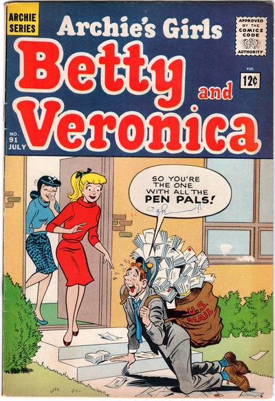 Archie's Girls Betty and Veronica #91 (1963) Comic Books Archie's Girls Betty and Veronica