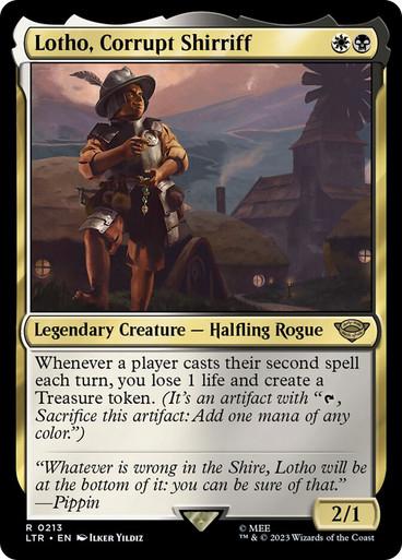 Lotho, Corrupt Shirriff #213 Magic Lord of the Rings