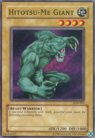 Hitotsu-Me Giant LOB-002 YuGiOh Legend of Blue Eyes White Dragon