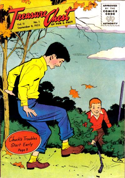 Treasure Chest of Fun and Fact #1 187 (1955) Comic Books Treasure Chest of Fun and Fact