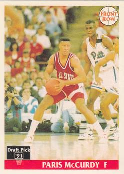 Paris McCurdy #79 1991 Front Row Italian English Basketball