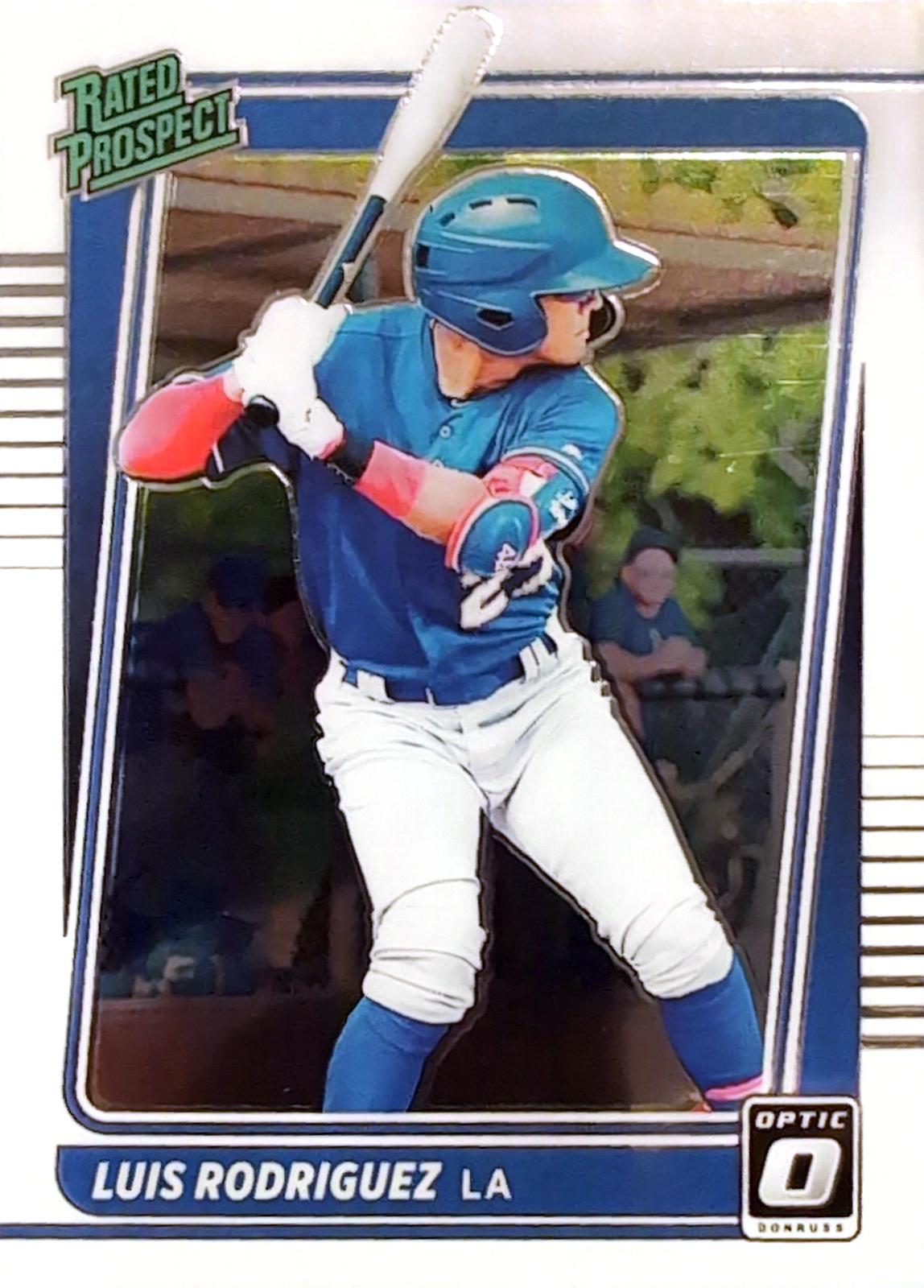 Louis Rodriguez #RP18 Baseball Cards 2021 Panini Donruss Optic Rated Prospect