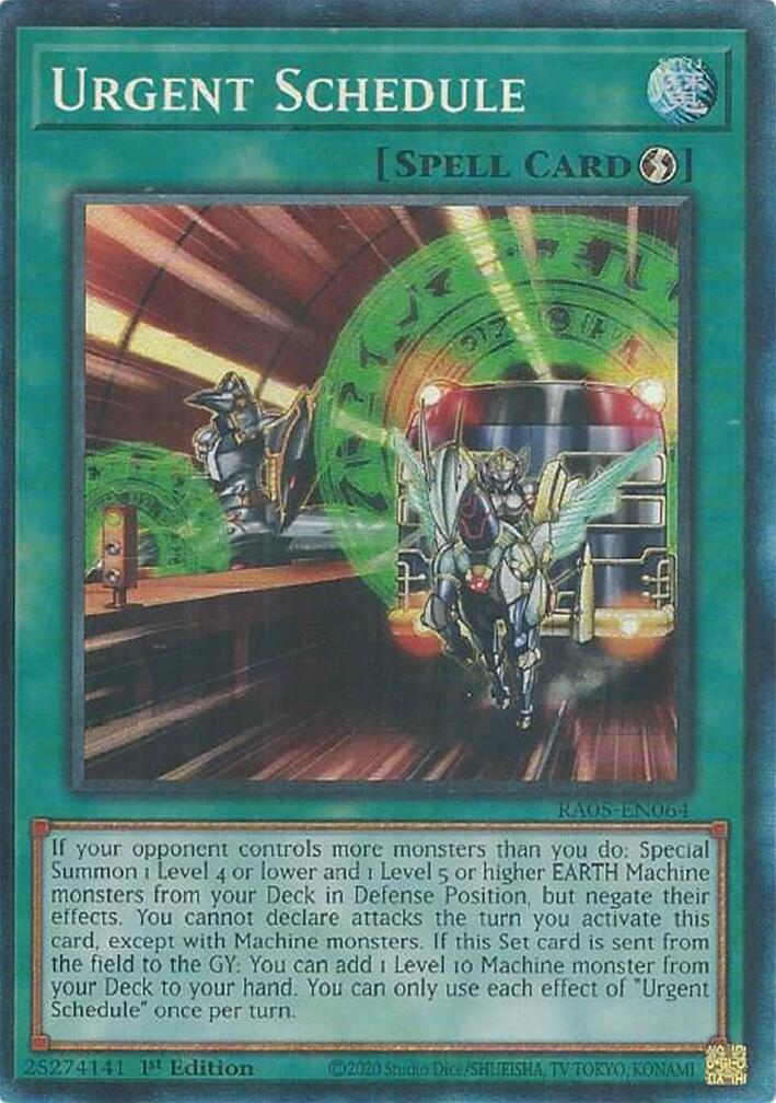 Urgent Schedule [Collector's Rare] RA05-EN064