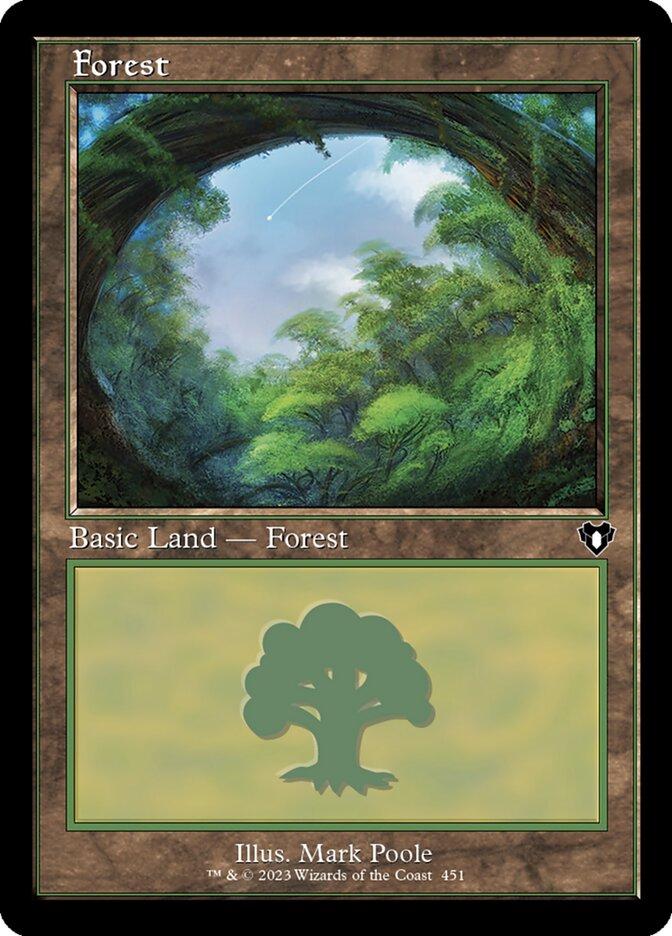 Forest #451 Magic Commander Masters