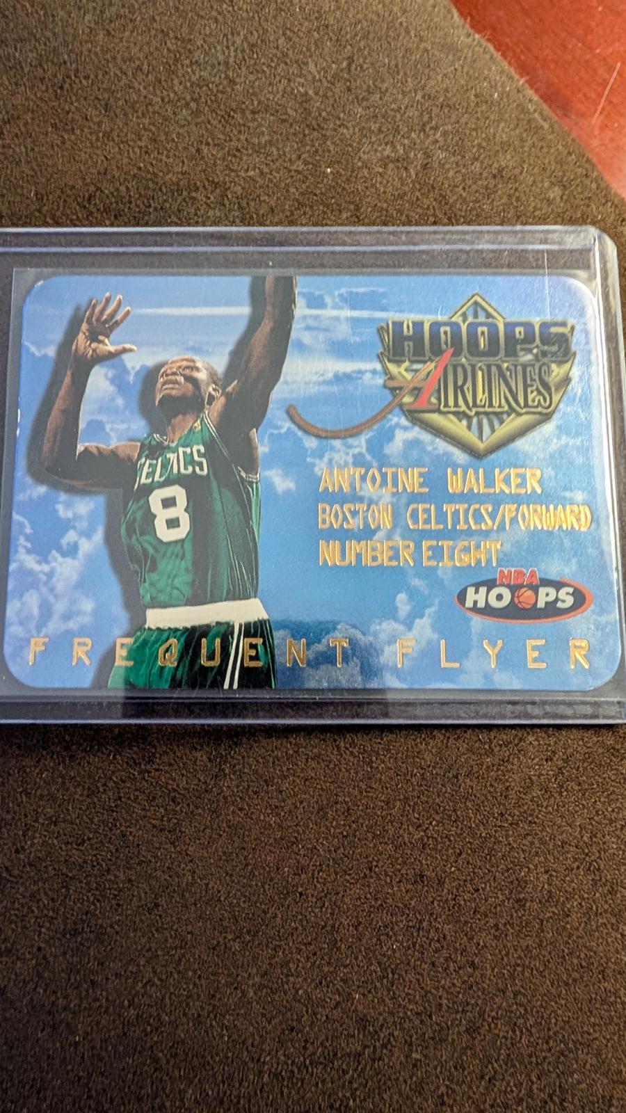 Antoine Walker #2 Basketball Cards 1997 Hoops Frequent Flyer Club Upgrade