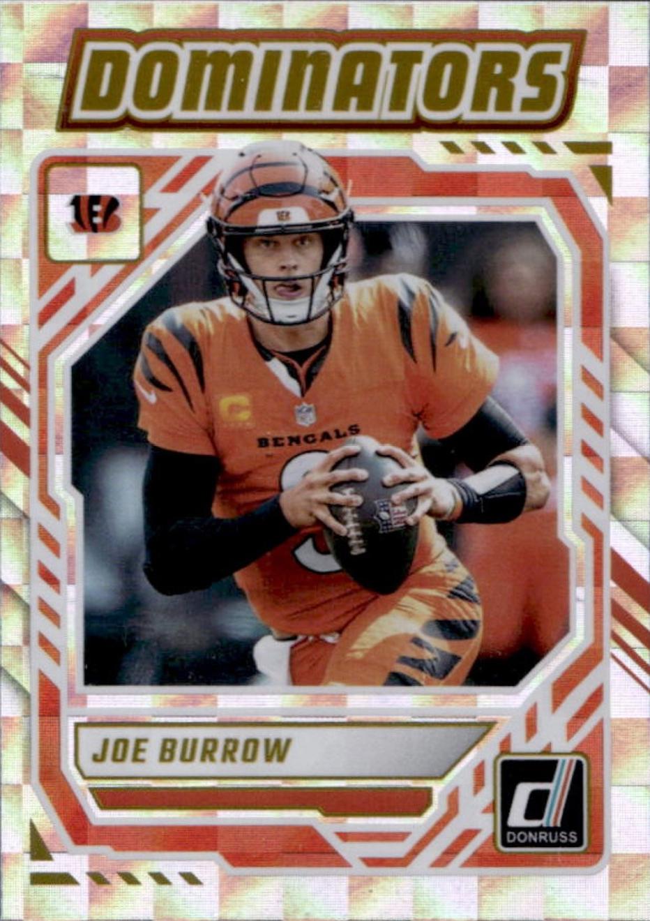 2025 Panini Donruss Dominators Joe Burrow #DOM-JBW card