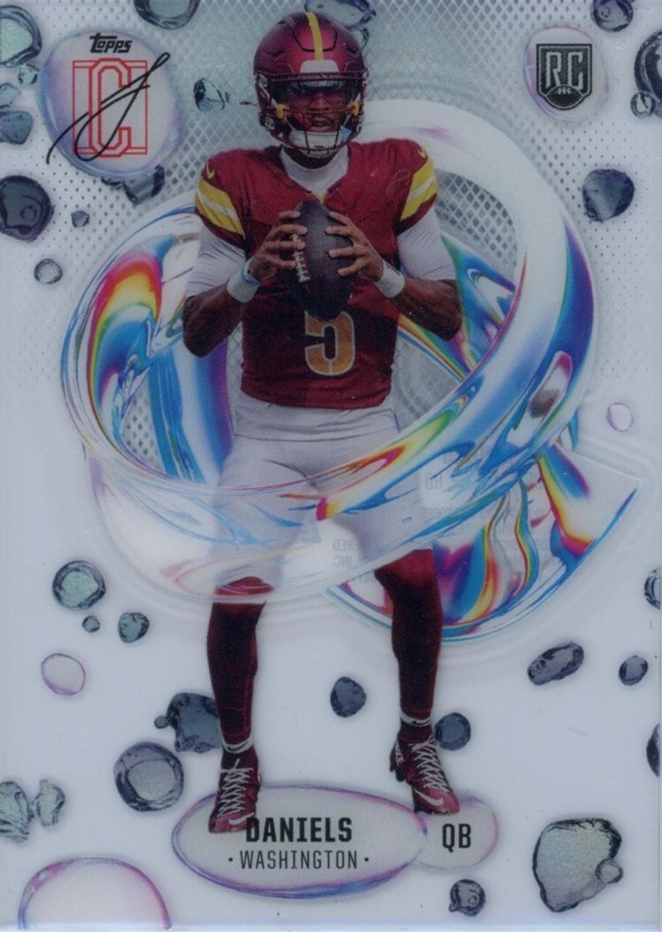 Jayden Daniels #F-2 Football Cards 2024 Topps Signature Class Fluidity