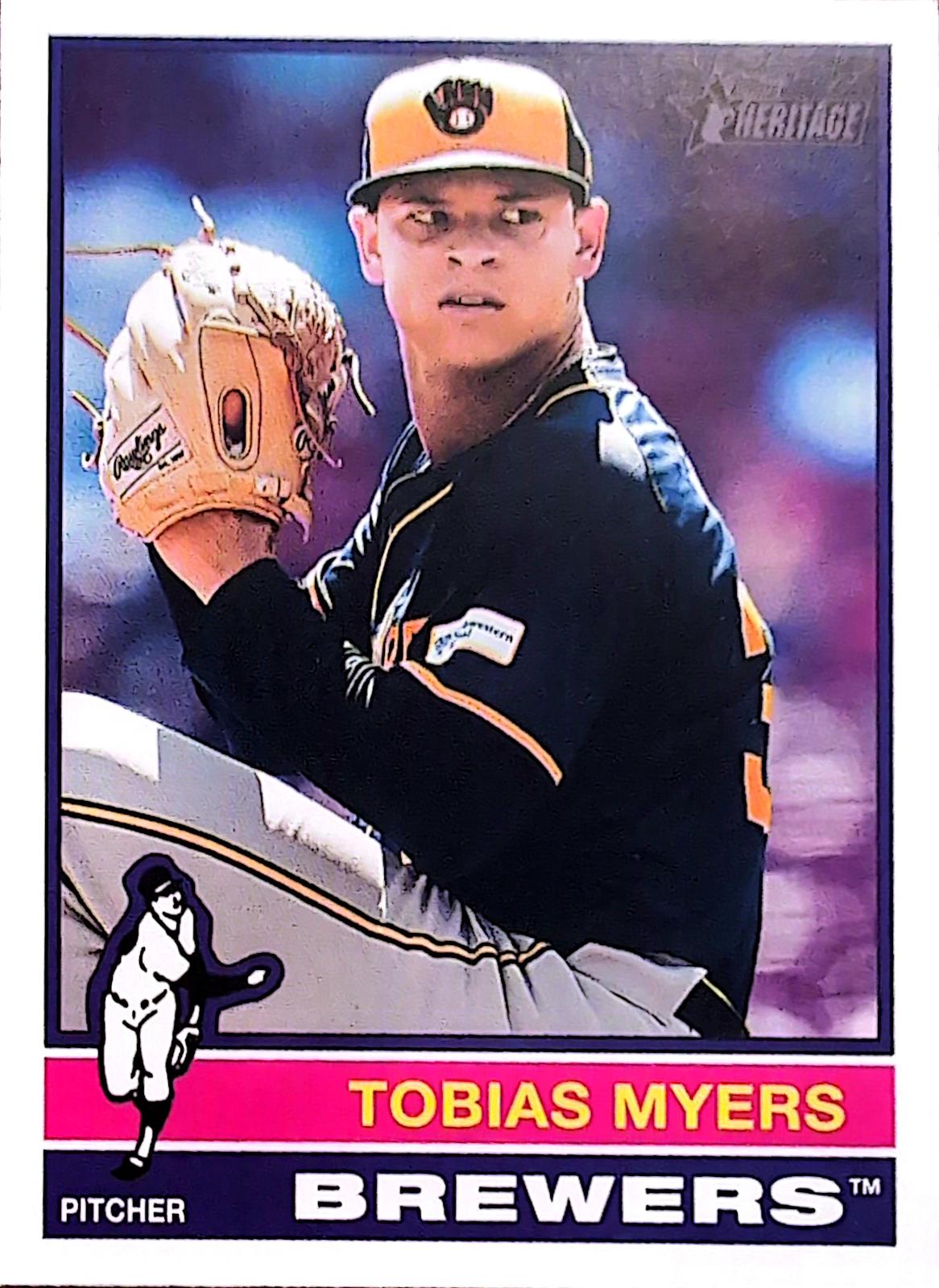 Tobias Myers #137 Baseball Cards 2025 Topps Heritage