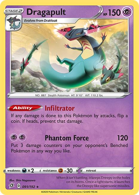 Dragapult #91 Pokemon Rebel Clash