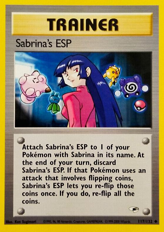 Sabrina's ESP #117 Pokemon Gym Heroes