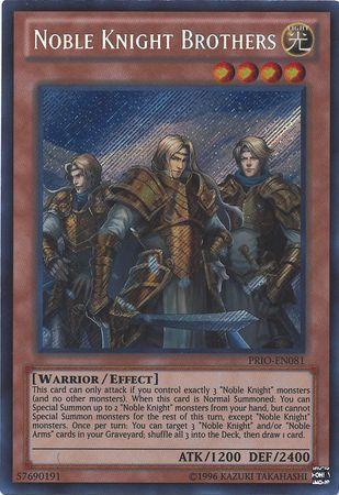 Noble Knight Brothers PRIO-EN081 YuGiOh Primal Origin