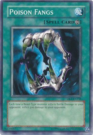 Poison Fangs DR3-EN158 YuGiOh Dark Revelation Volume 3