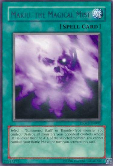 Makiu, the Magical Mist CRMS-EN091 YuGiOh Crimson Crisis