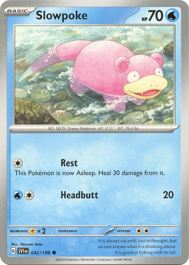 Slowpoke #42 Pokemon Scarlet & Violet
