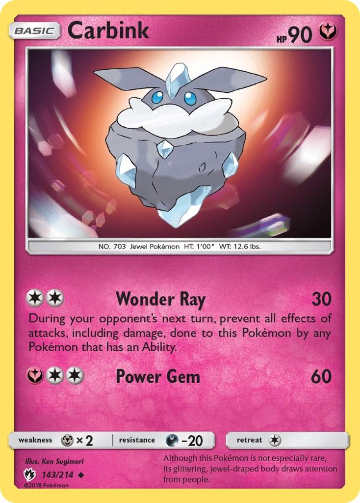Carbink #143 Pokemon Lost Thunder
