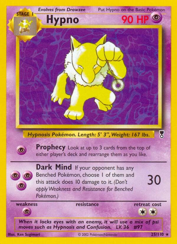 Hypno #25 Pokemon Legendary Collection