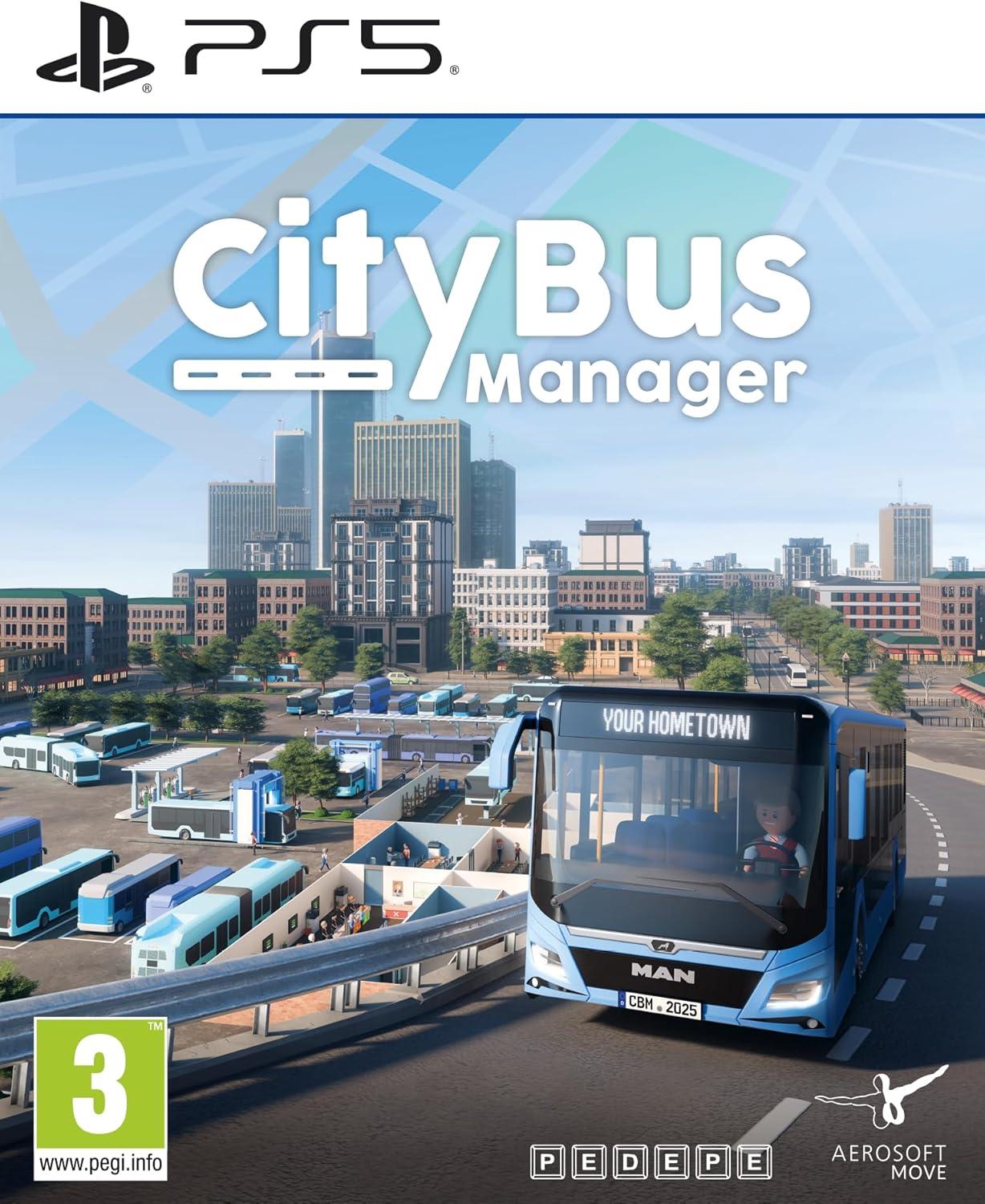 Carátula de City Bus Manager para PS5 (edición PAL España)