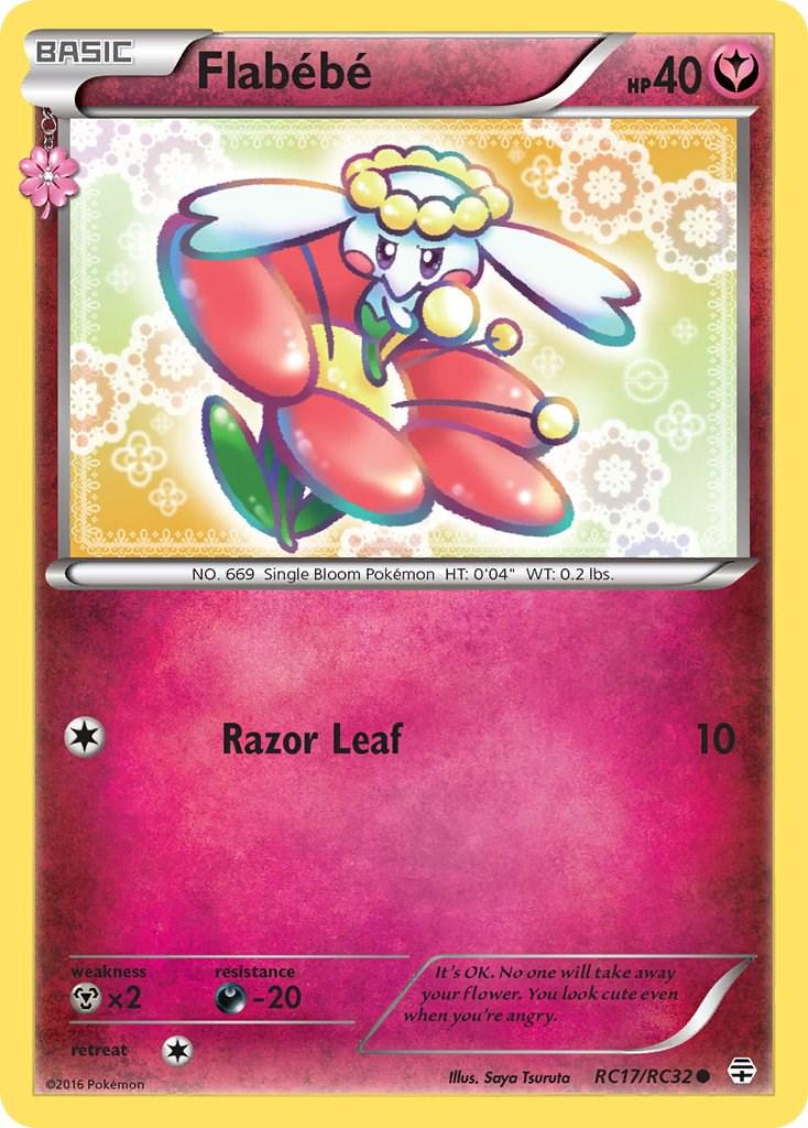 Flabebe #RC17 Pokemon Generations
