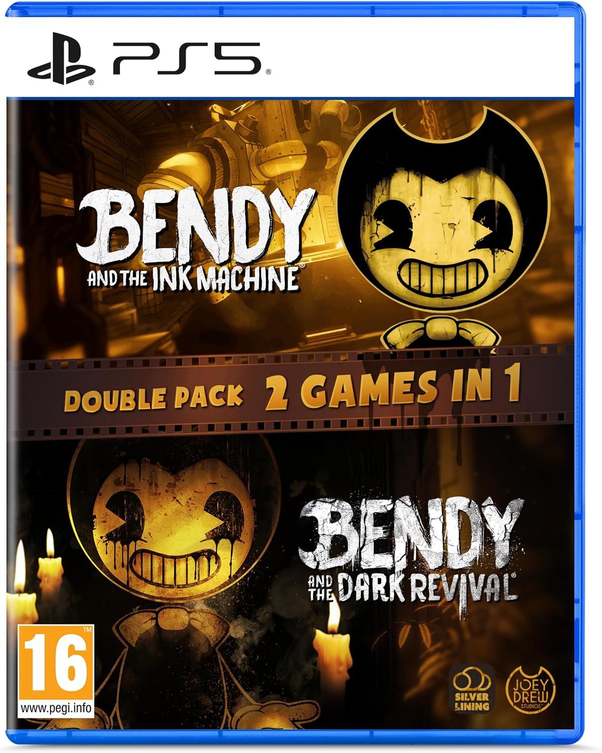 Carátula de Bendy Double Pack: Bendy And The Ink Machine + Bendy And The Dark Revival para PS5 (edición PAL España)