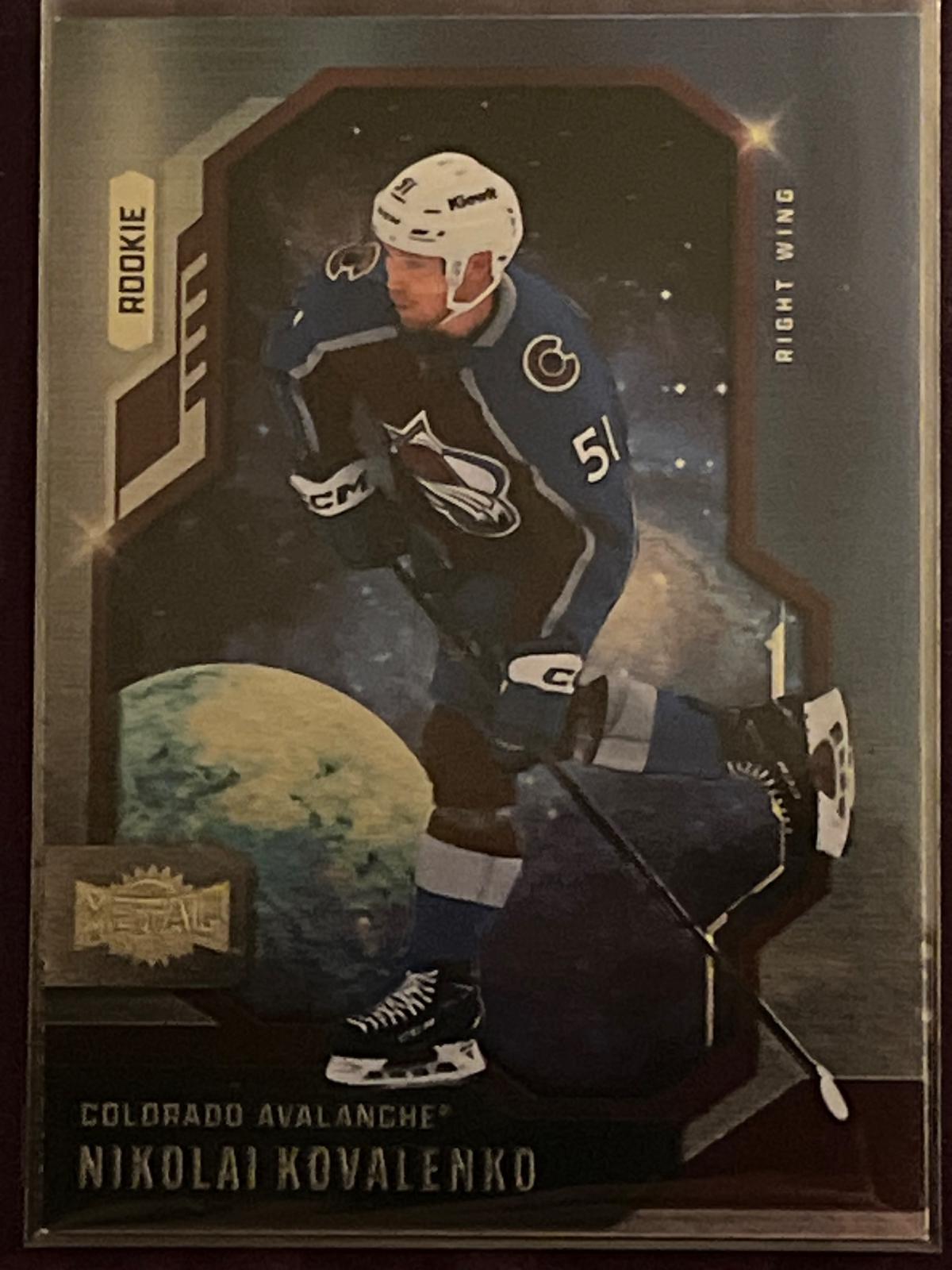 Nikolai Kovalenko #130 Hockey Cards 2024 SkyBox Metal Universe