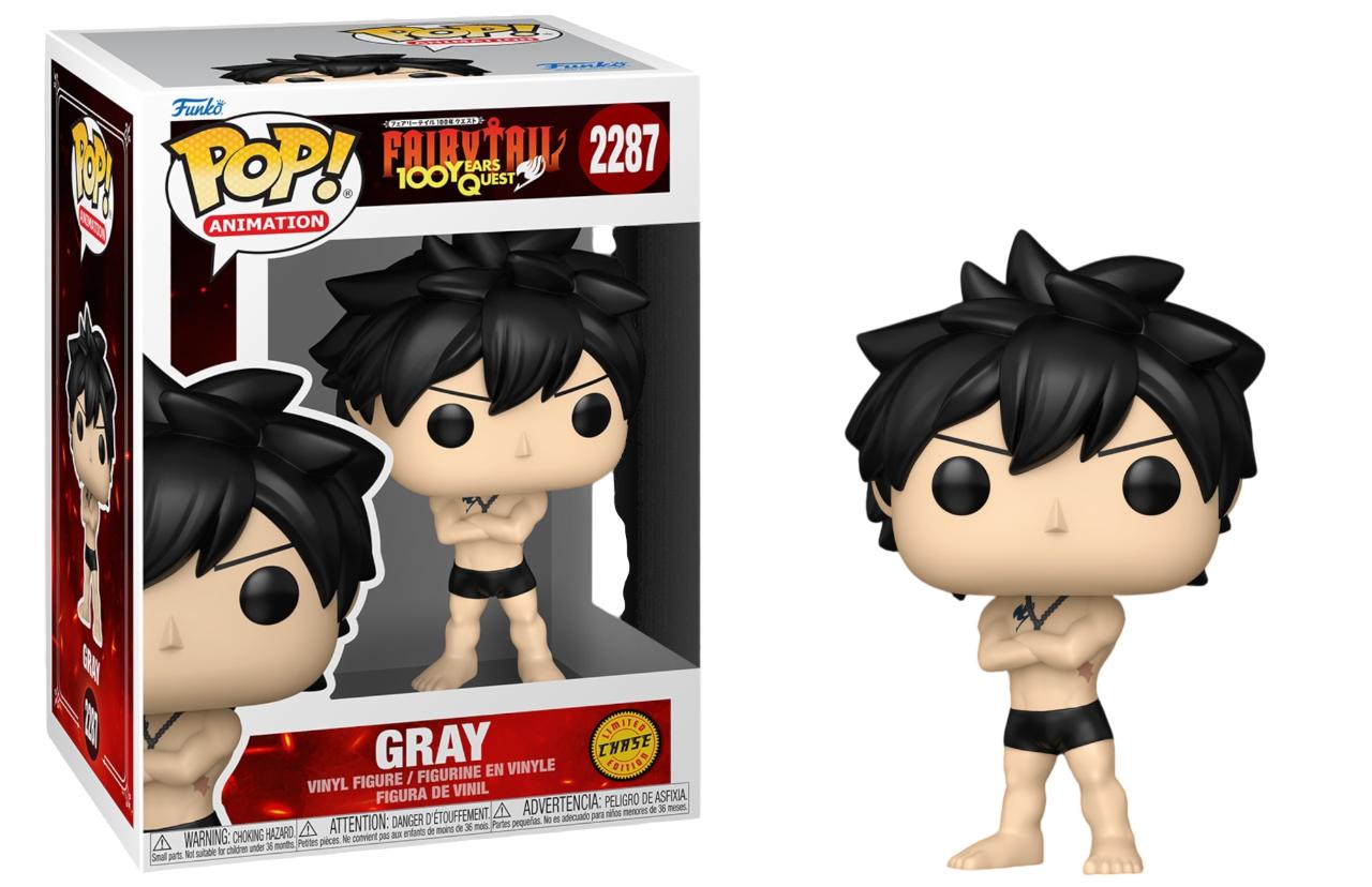Gray #2287 Fairy Tail: 100 Years Quest Funko Pop Chase box and figure