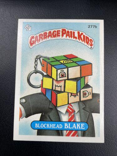 Blockhead BLAKE #277b 1987 Garbage Pail Kids