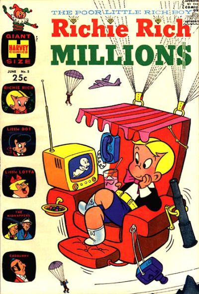 Richie Rich Millions #5 (1963) Comic Books Richie Rich Millions
