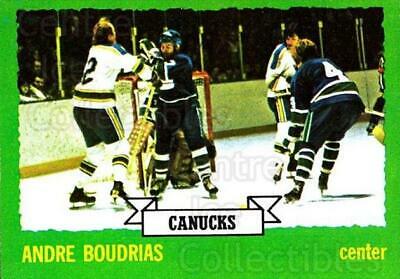 Andre Boudrias #19 Hockey Cards 1973 Topps