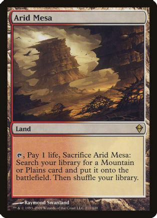 Arid Mesa #211 Magic Zendikar