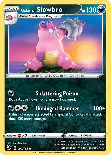 Galarian Slowbro #92 Pokemon Battle Styles