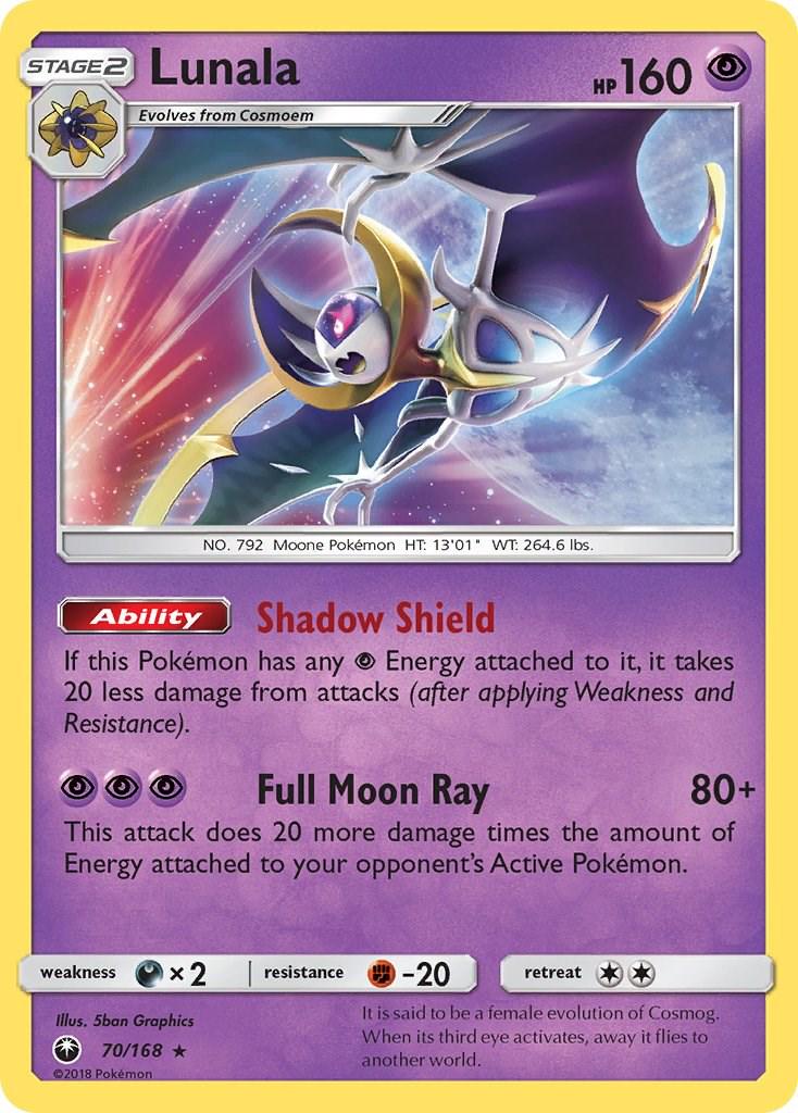 Lunala #70 Pokemon Celestial Storm