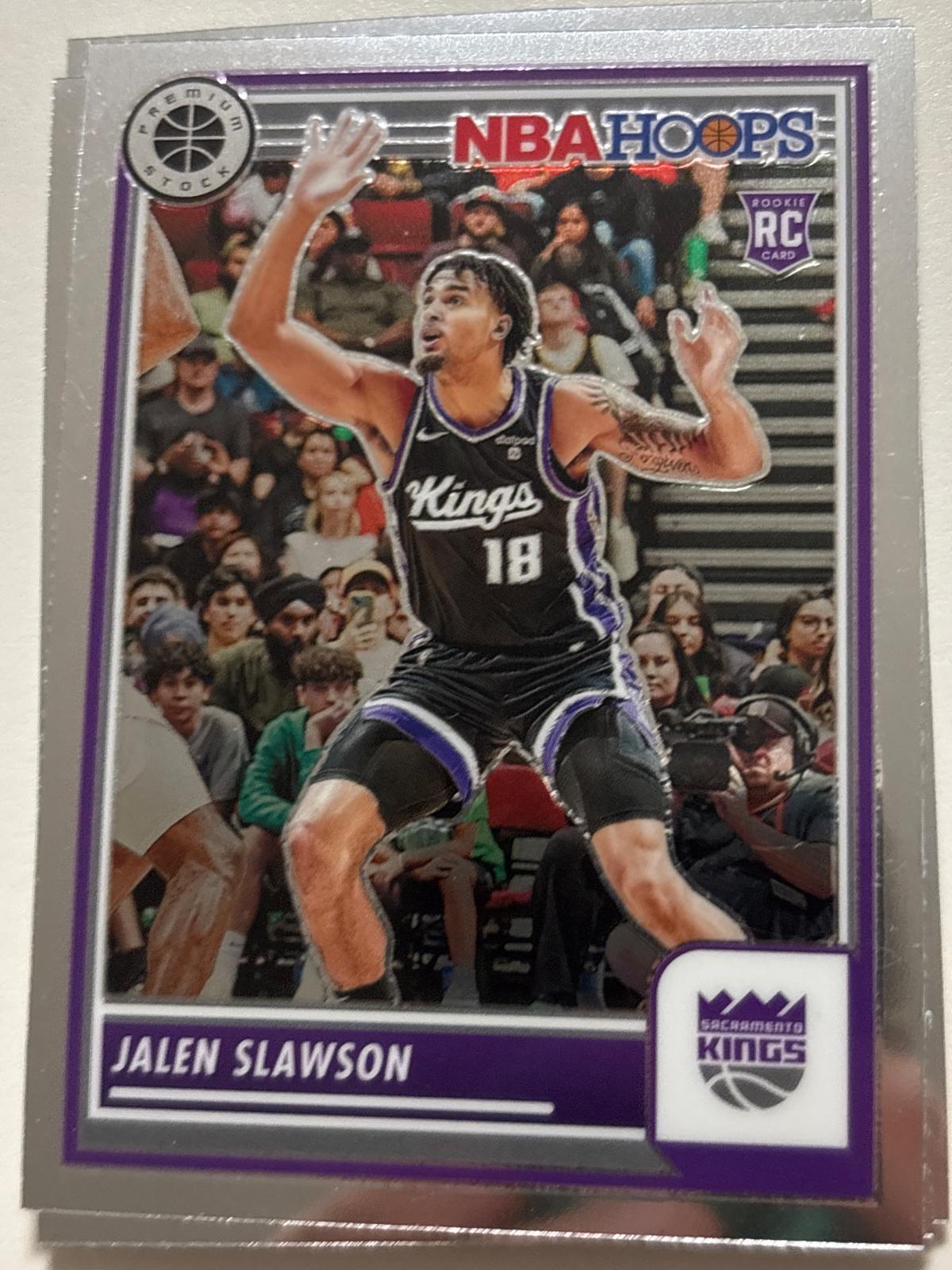 Jalen Slawson #58 Basketball Cards 2023 Panini Hoops Premium Stock