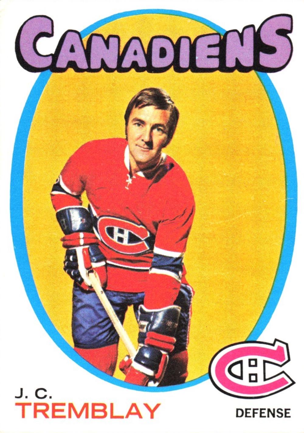 J.C. Tremblay #130 Hockey Cards 1971 O-Pee-Chee