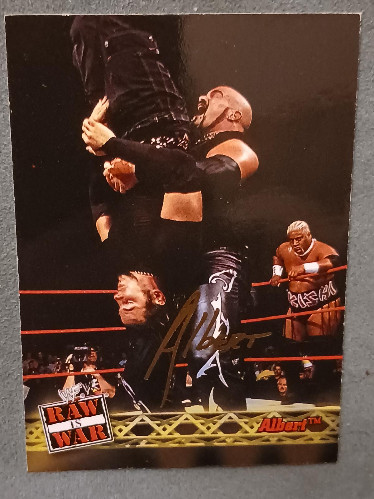 Albert #20 Wrestling Cards 2001 Fleer WWF Raw Is War