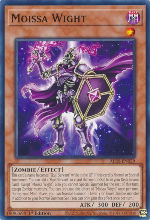 Moissa Wight ALIN-EN029 YuGiOh Alliance Insight